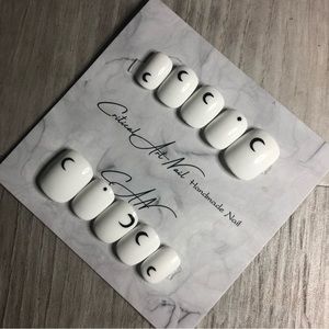 handmade gel nail, gem nails, acrylic press on nail, fake nail